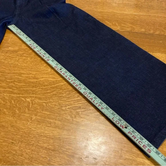 Banana Republic Factory Dark Blue Wide Leg Jeans - Picture 7 of 11